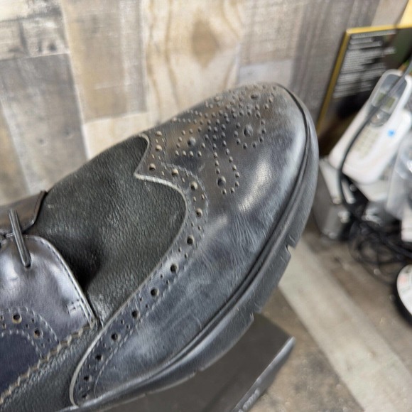 Kenneth Cole Mens Trent Black Wingtip‎ Dress Shoes Size 11 main image 10